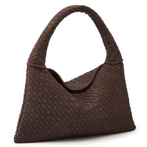 Slouchy Woven Suede Hobo Bags Trendy Suede Purse Crossbody Crescent >:)